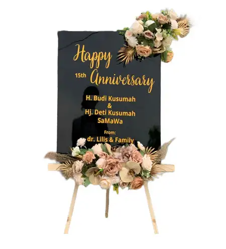 Papan Bunga Akrilik Gayungan