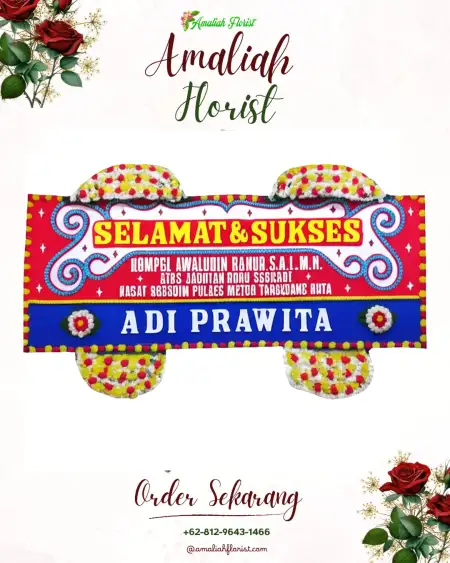Papan Bunga Ucapan Selamat Gayungan